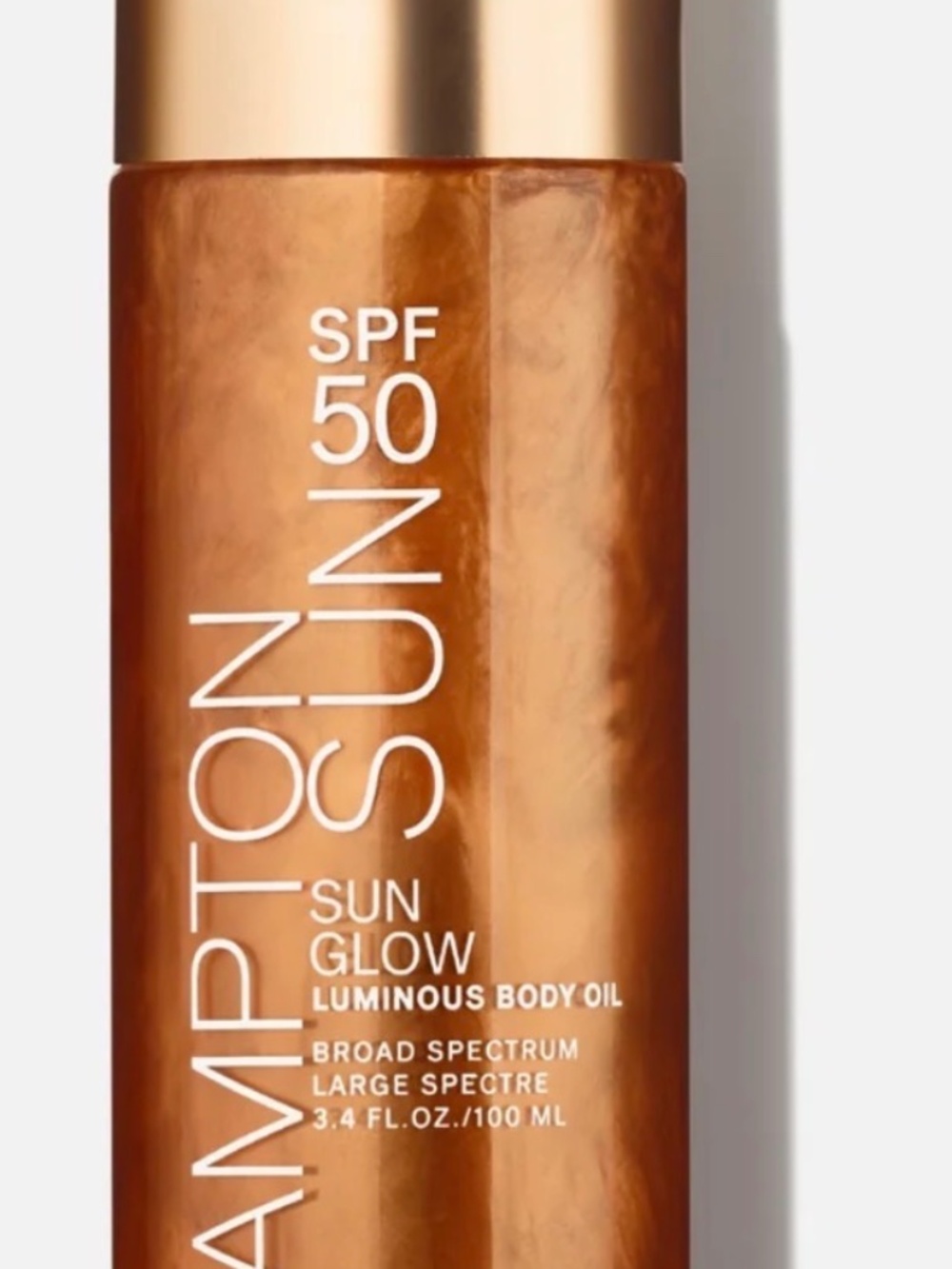 Hampton Sun SPF 50 Sun Glow Luminous Body Oil 3.4 fl oz.